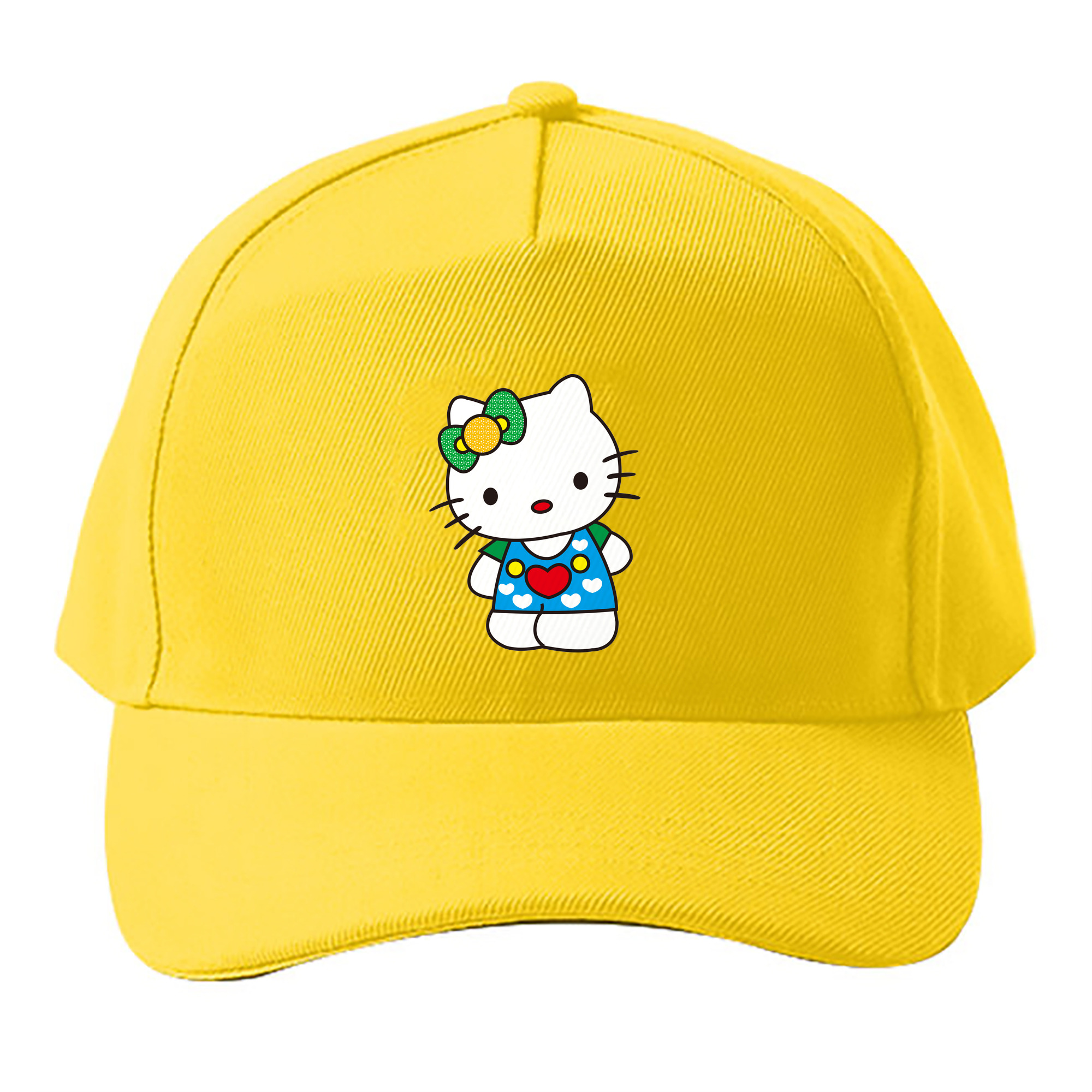 （画像用） Hello Kitty ハローキティ ベースボールキャップ 綿100％ 男女兼用 帽子 スポーツ